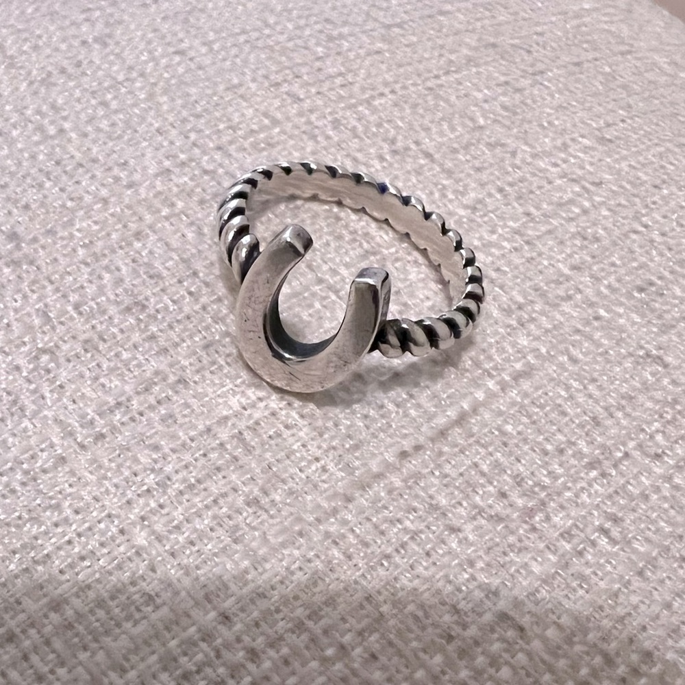 Horseshoe Twisted Wire Ring (retired)